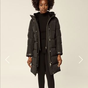 MACKAGE LUISA down with removable shearling hood
